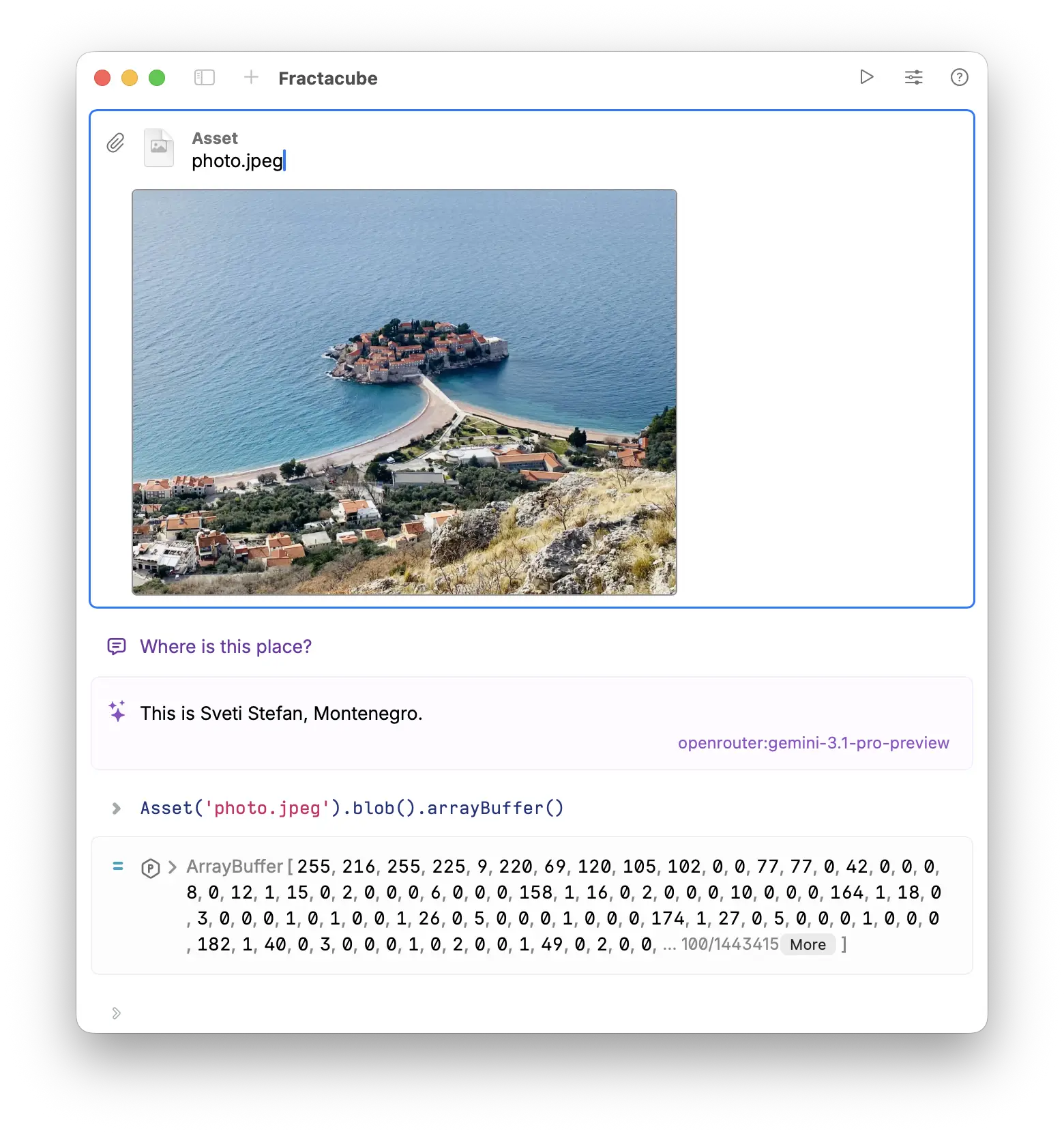 Image Asset preview in Calcish