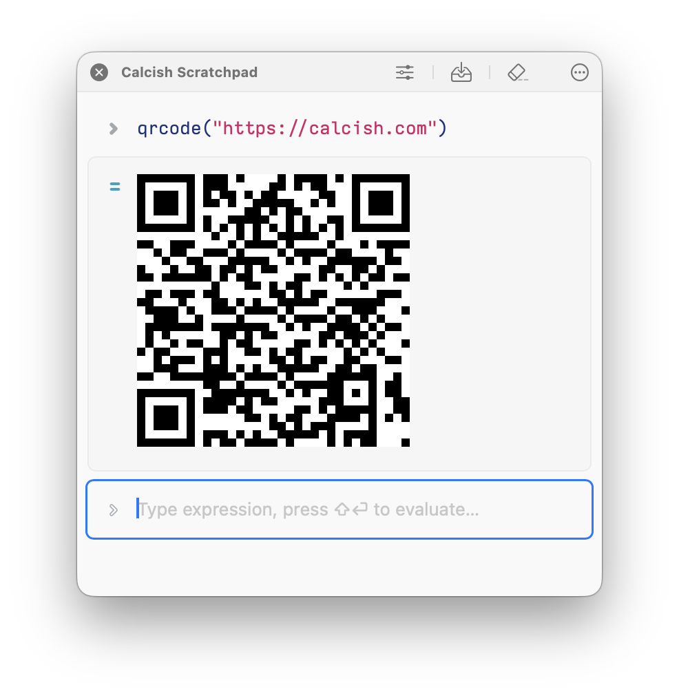QR code example